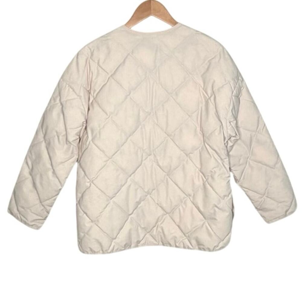 UNIQLO PUFFTECH Cream puff jacket size small durable water repellent - Picture 3 of 6